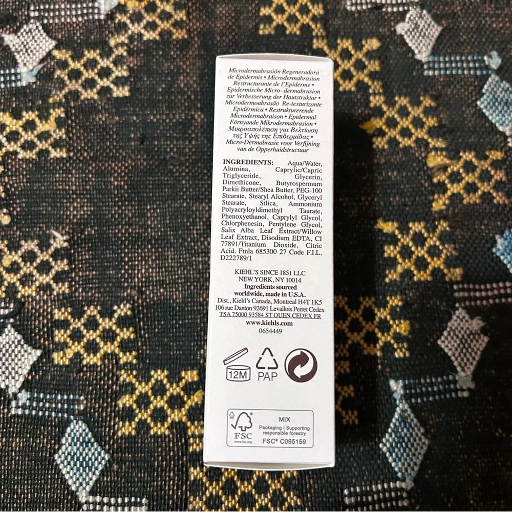 NWT Kiehls Epidermal Re-texturizing Micro-Dermabrasian size 75ml - Picture 5 of 8